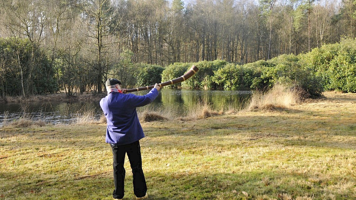 Foto: Belangstellenden kunnen tweede kerstdag, 26 december, genieten van een prachtige Midwinterhoorn-puttenwandeling op Landgoed Verwolde in Laren.